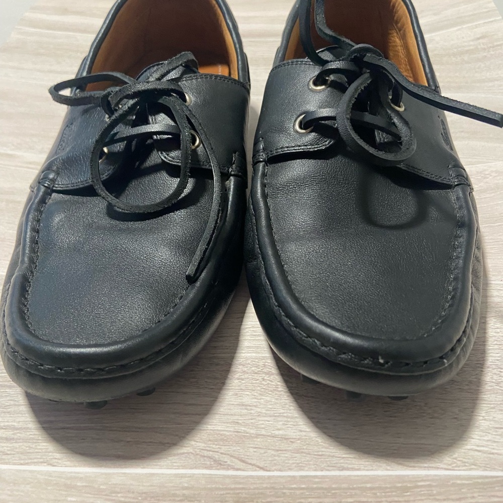 Authentic Gucci Black Leather Men Loafers - Picture 2 of 14